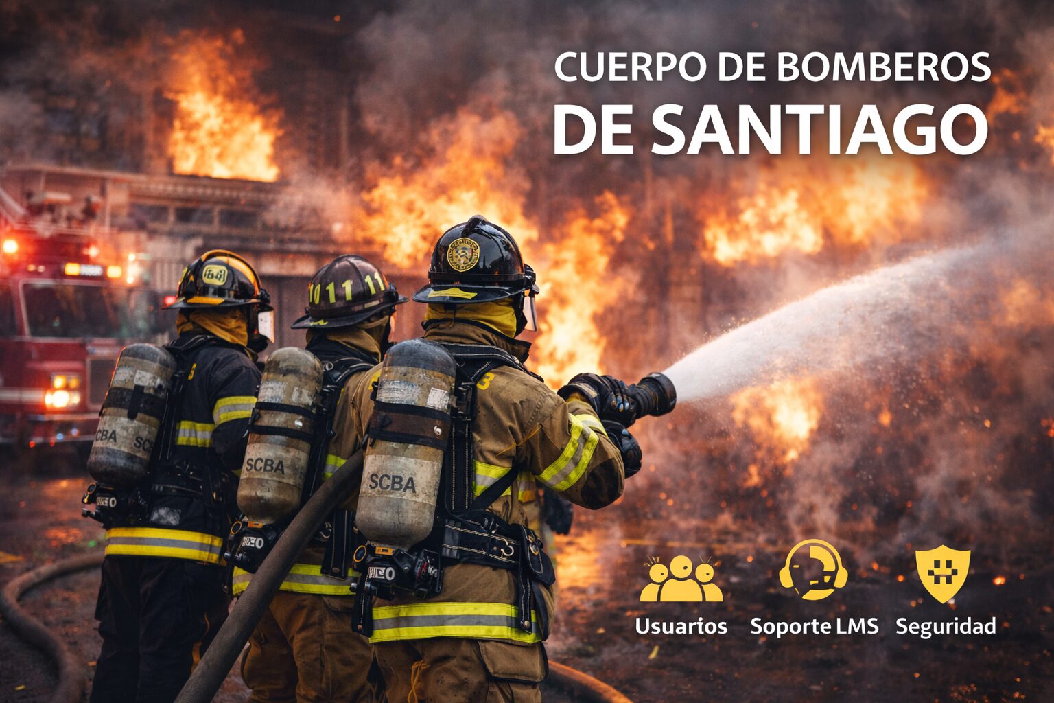 Administración de plataforma Moodle utilizada para capacitación institucional por Bomberos de Santiago