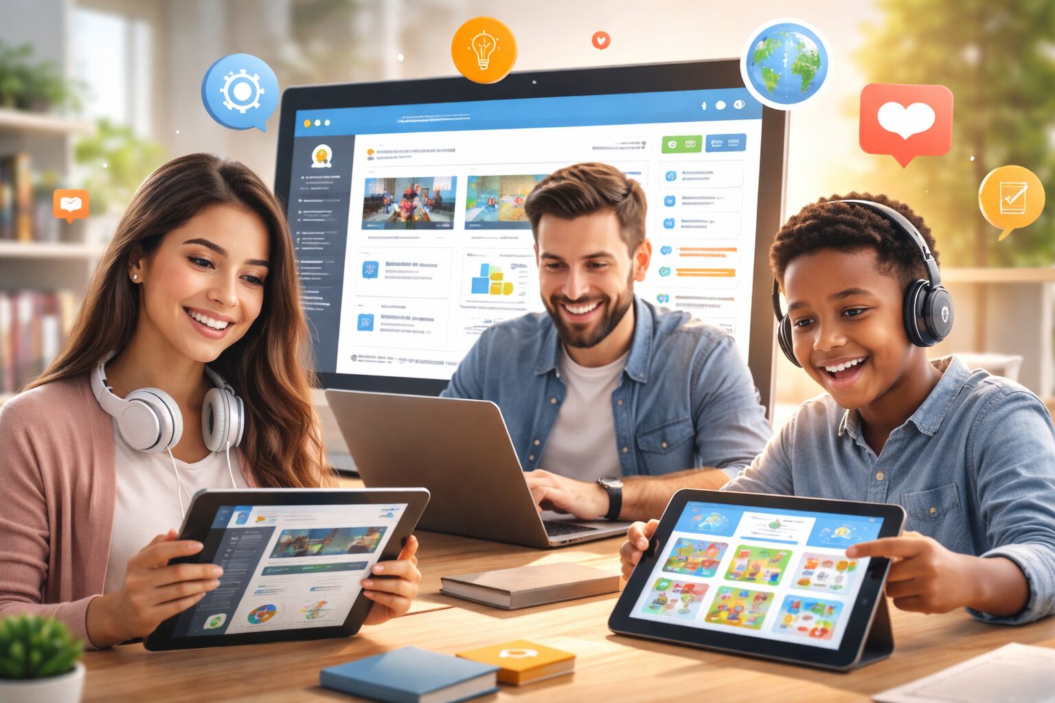 Plataforma e-learning adaptable a celulares, tablets y computadores para empresas e instituciones