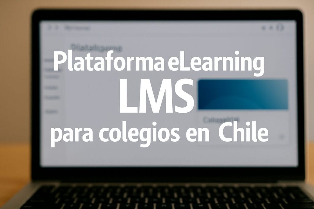 Plataforma elearning LMS para colegios en Chile