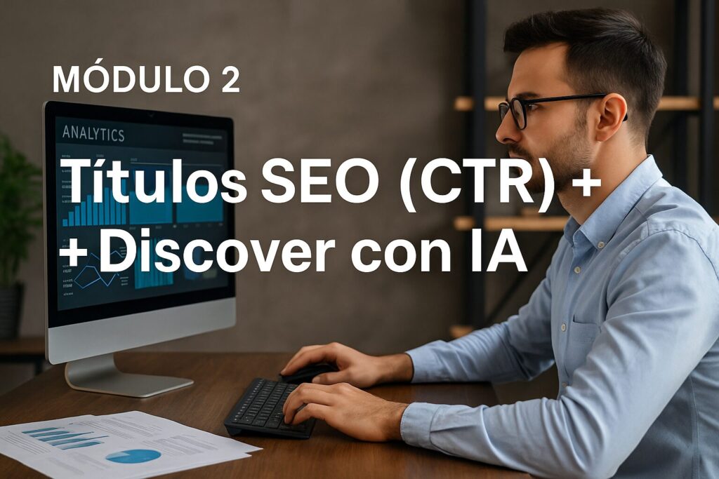MÓDULO 2 – Títulos SEO (CTR) + Discover con IA