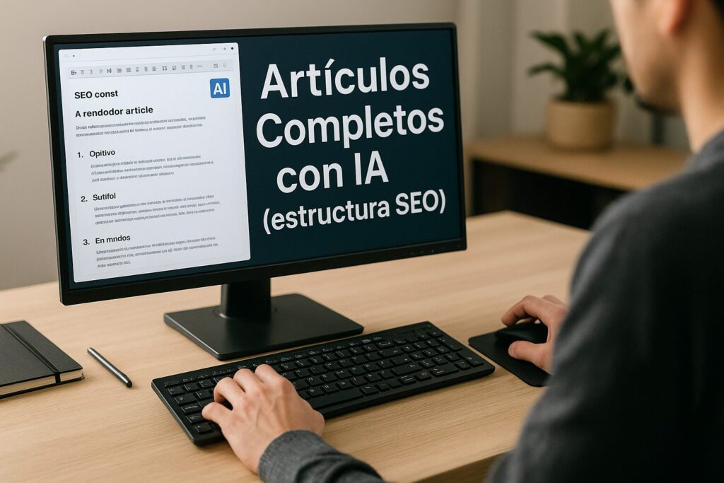 MÓDULO 4 – Artículos Completos con IA (estructura SEO)
