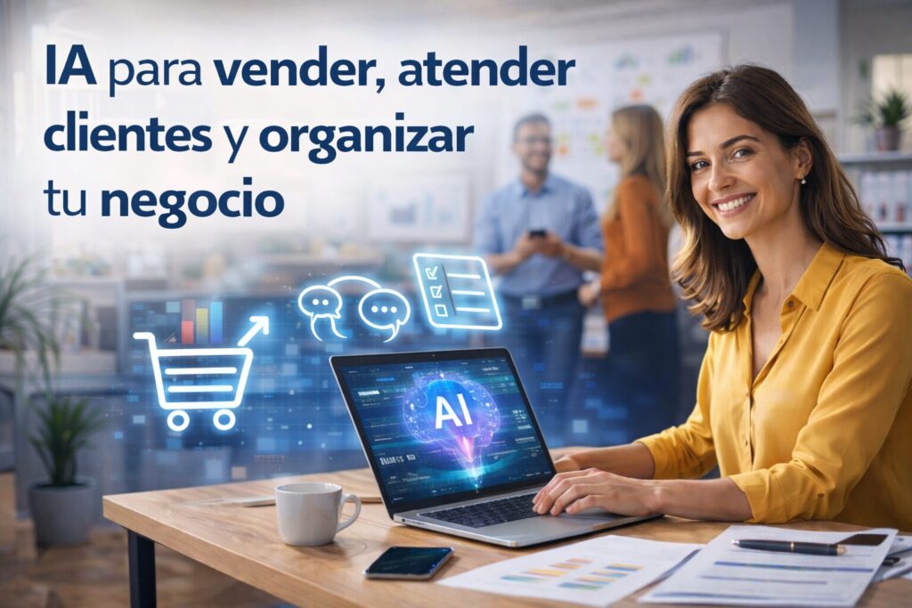 IA para vender, atender clientes y organizar tu negocio