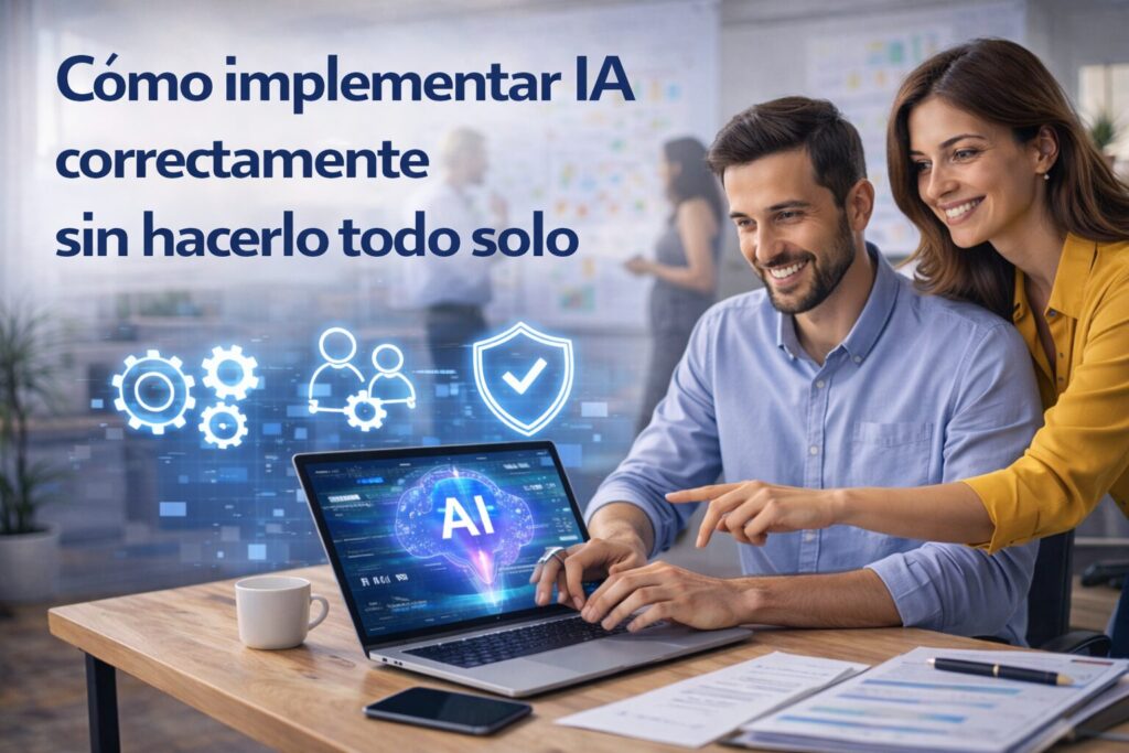 Cómo implementar IA correctamente sin hacerlo todo solo