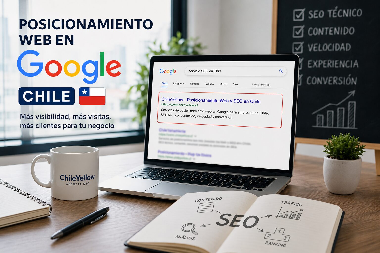 Posicionamiento SEO en Google para empresas en Chile
